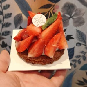 Tarte fraise/menthe